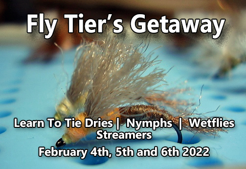 Fly Tying Weekend. Join The Sky Blue Staff For A Weekend Of Tying In Central PA. Lodging, Food And Learning How To Tie Guide Flies.